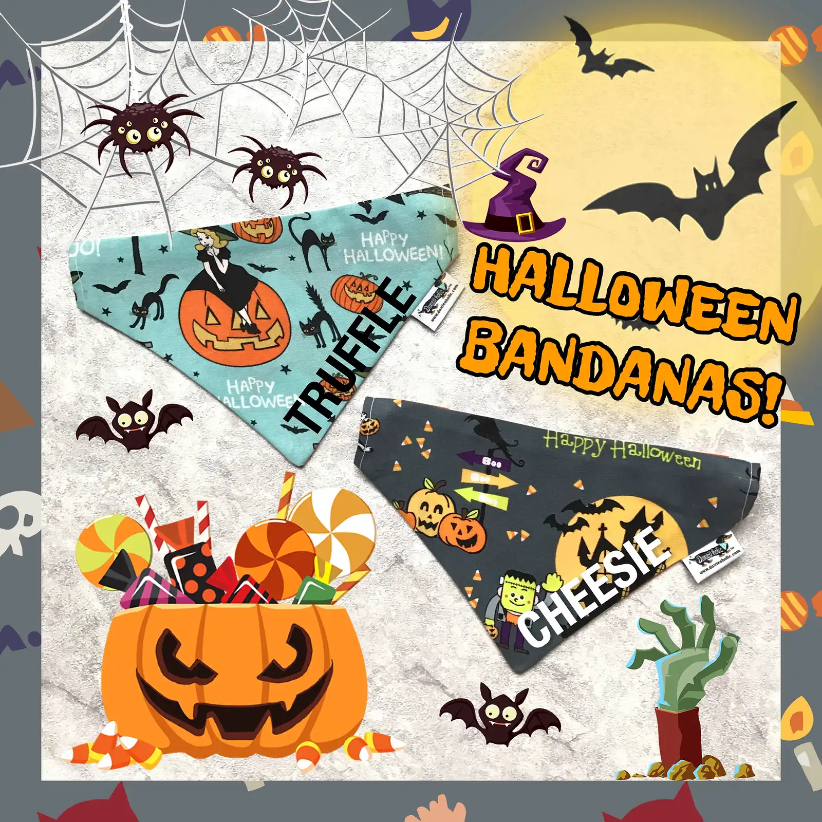 Thumbnail: Halloween Bewitched & Pumpkin Chevron