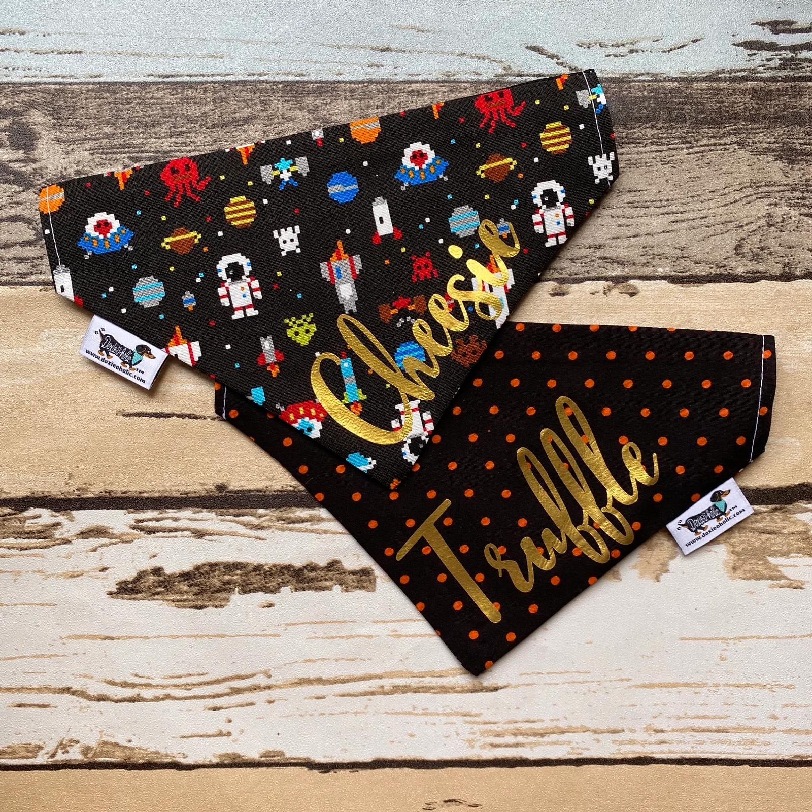Space Wars & Black Orange Polka