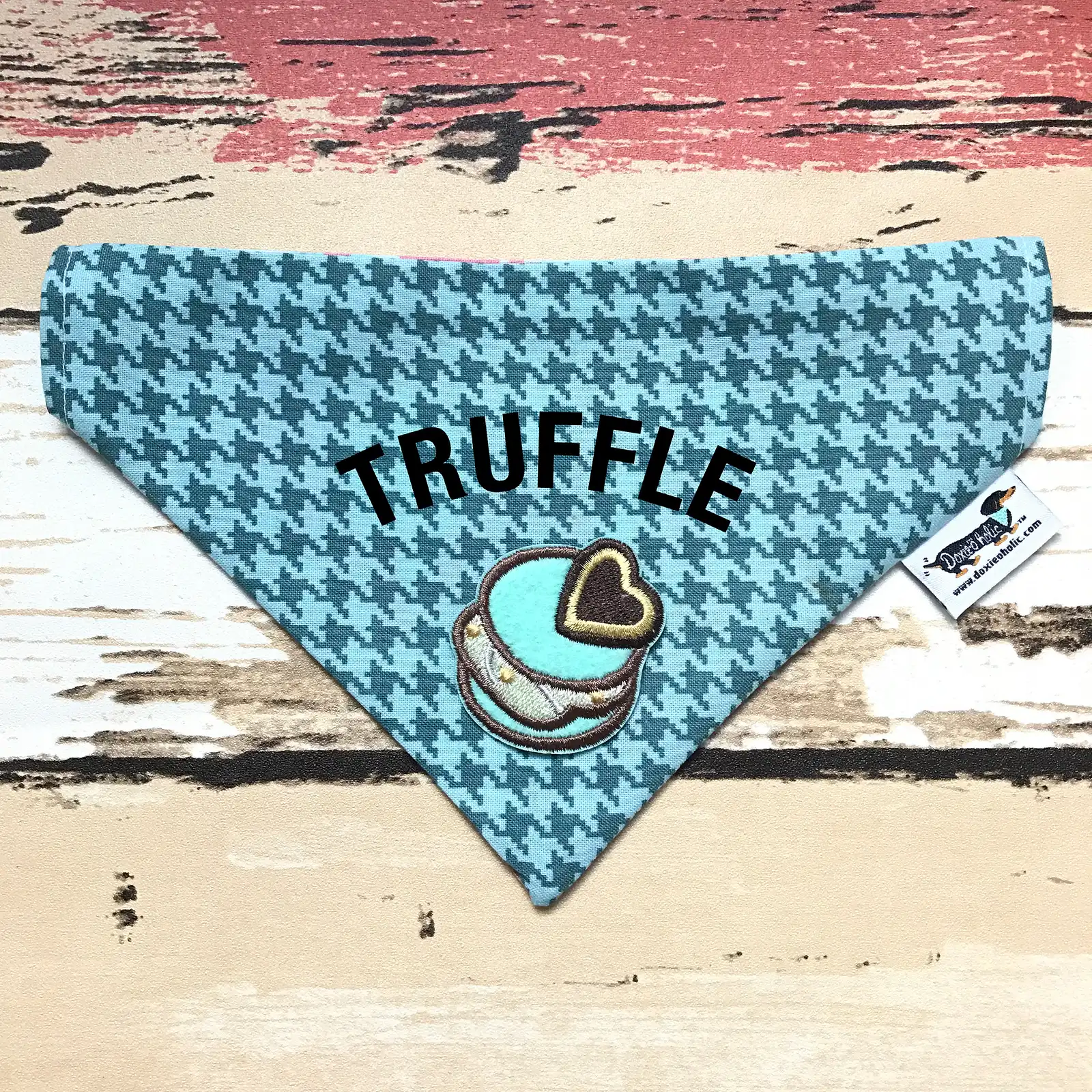 Thumbnail: Elephant Frenzy & Teal Houndstooth